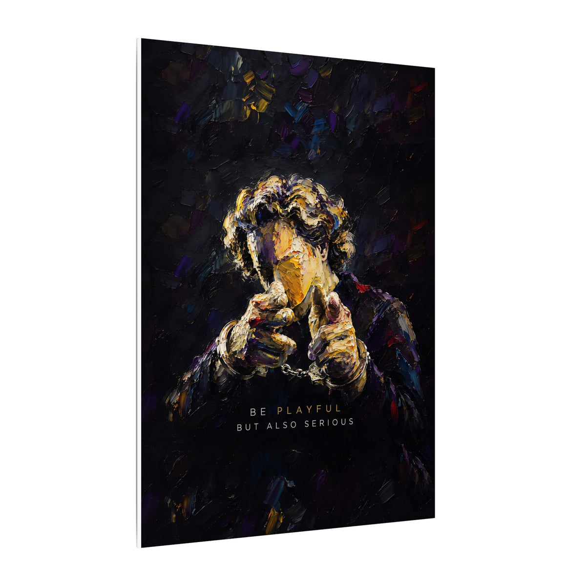 Be Playful But Also Serious - Office Wall Art | Canvas