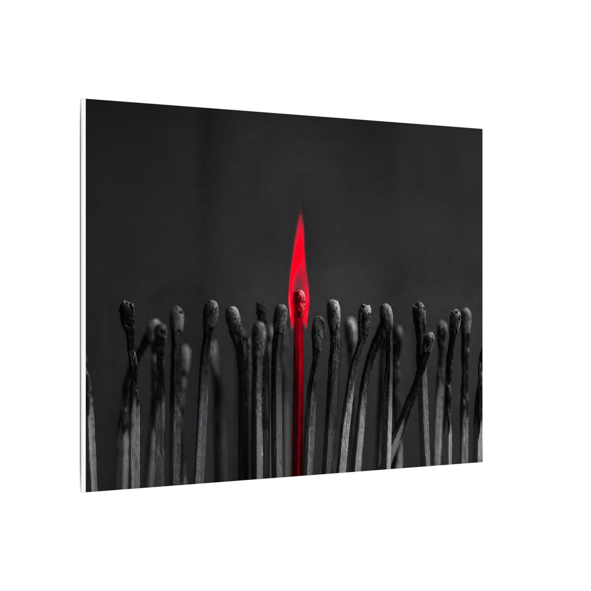 The One Still Burning - Office Wall Art For Men | Canvas (Landscape)
