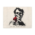 Make My Day - Dark Noir Sketch Art | Canvas (Landscape)