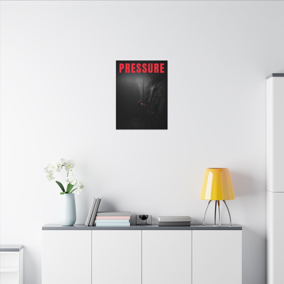 Control the Pressure - Gym Wall Art | Canvas