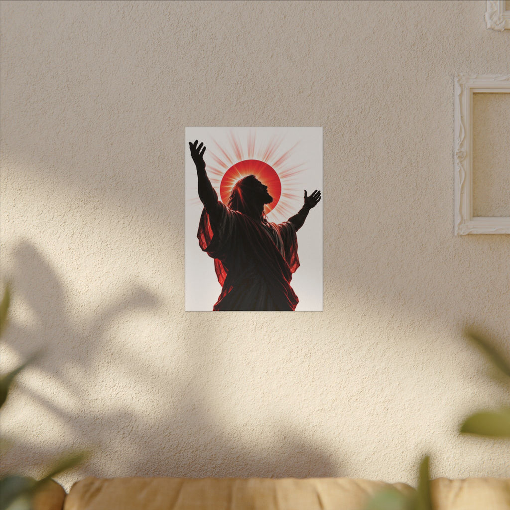 Red Sun Victory - Christian Wall Art | Canvas