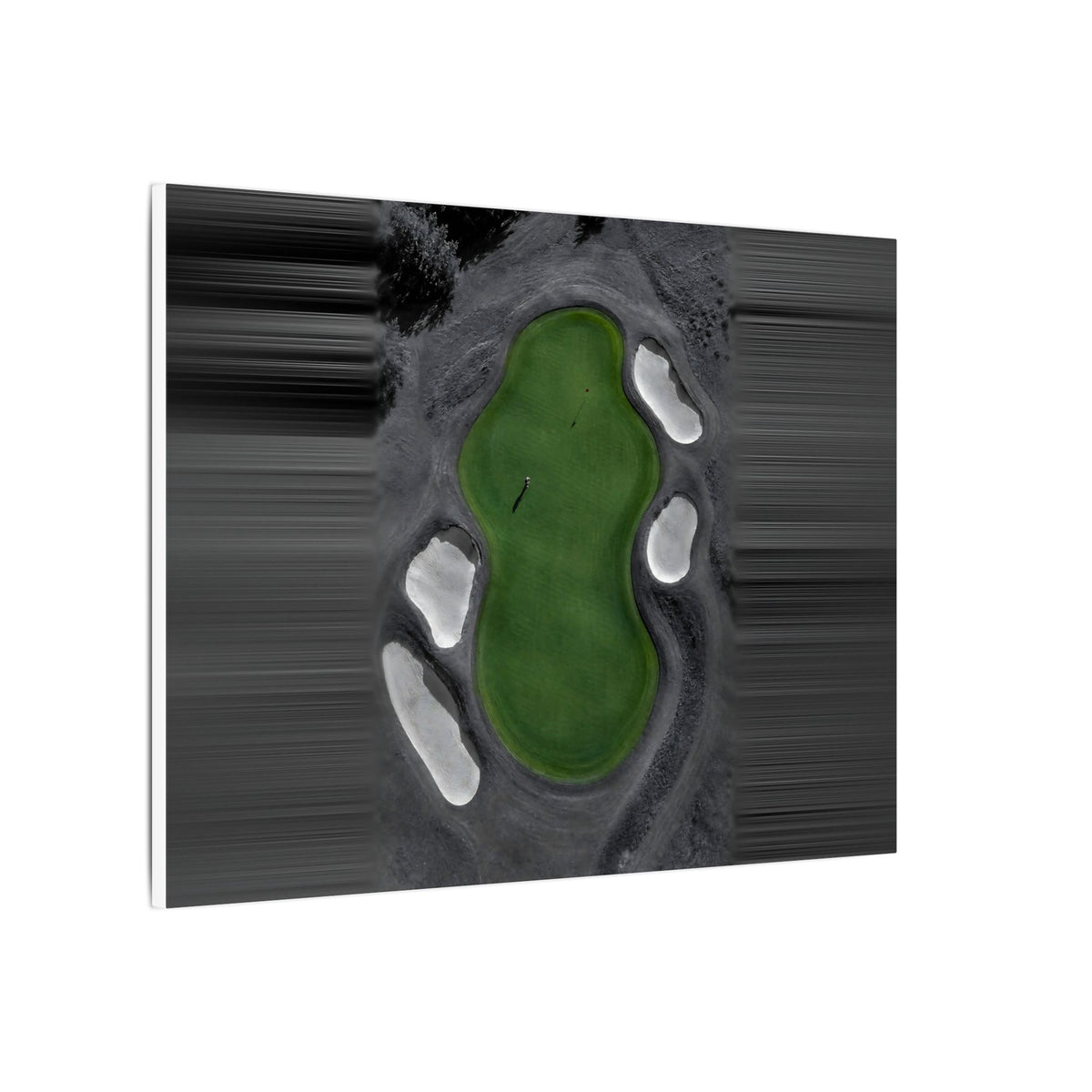 Aerial Solitude - Golf Course Wall Art | Canvas (Landscape)