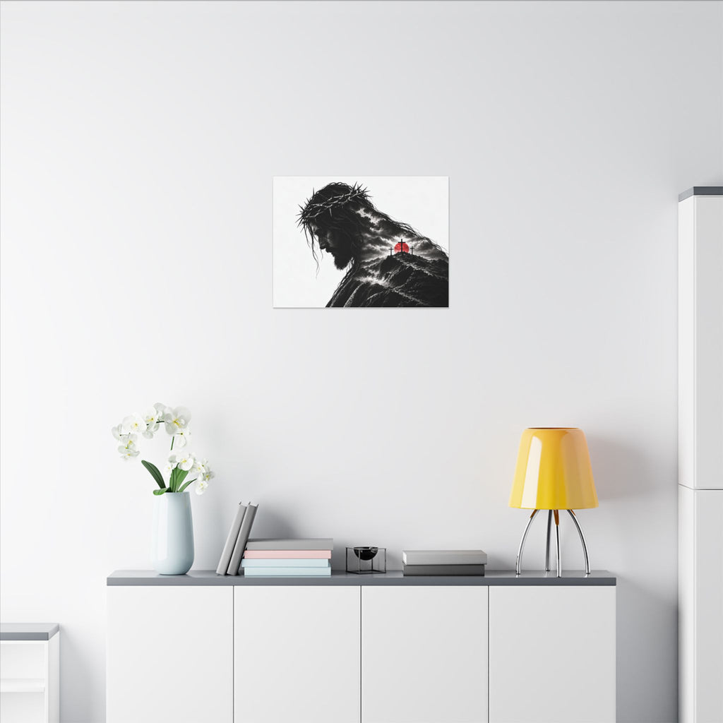 Three Crosses - Christian Wall Art | Canvas (Landscape)