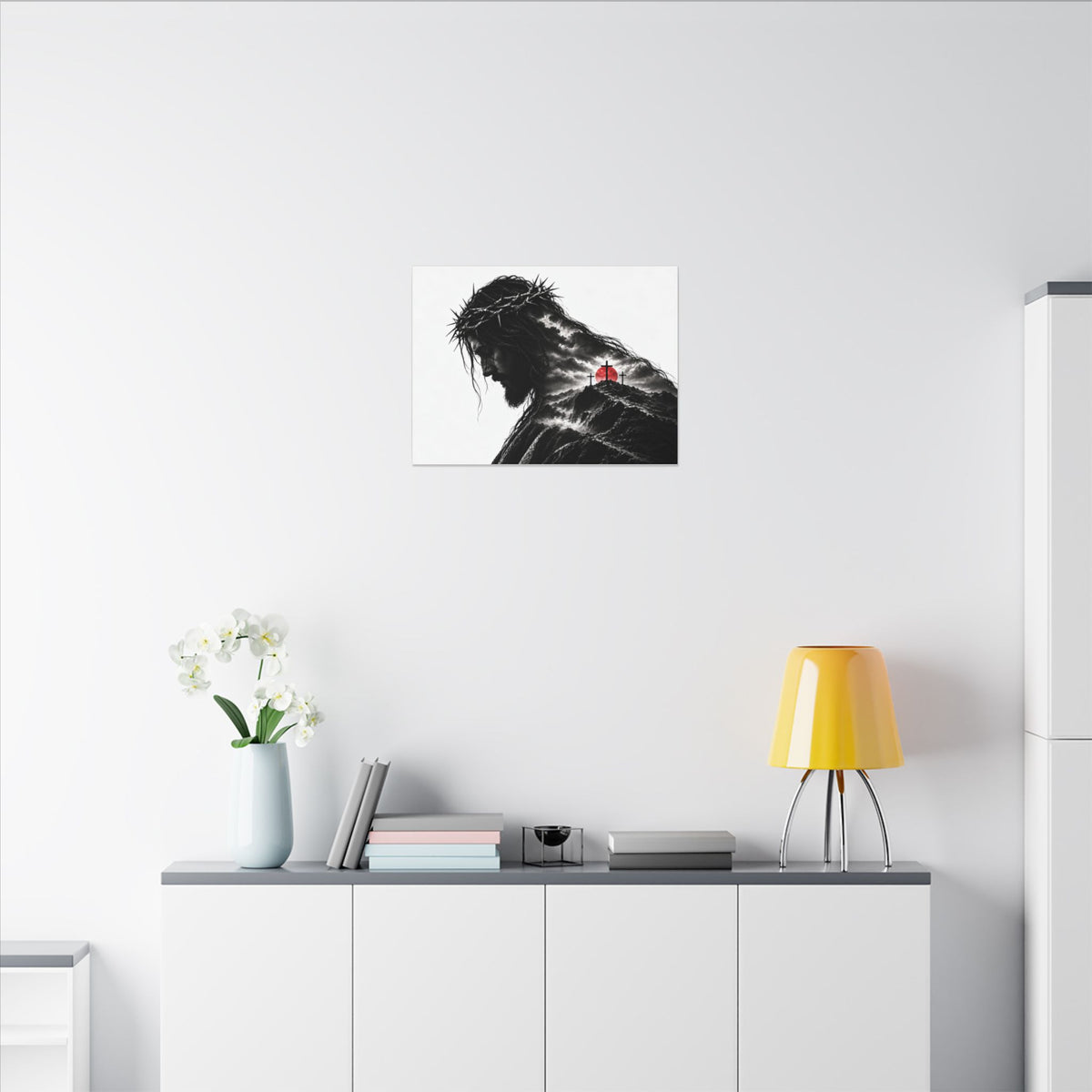 Three Crosses - Christian Wall Art | Canvas (Landscape)