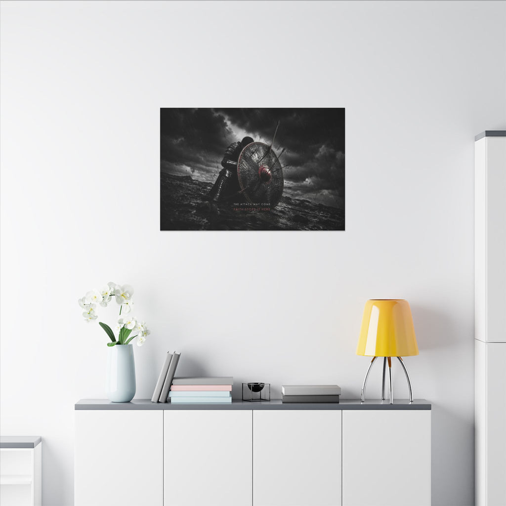 Shield of Faith - Armor of God Wall Art | Canvas (Landscape)