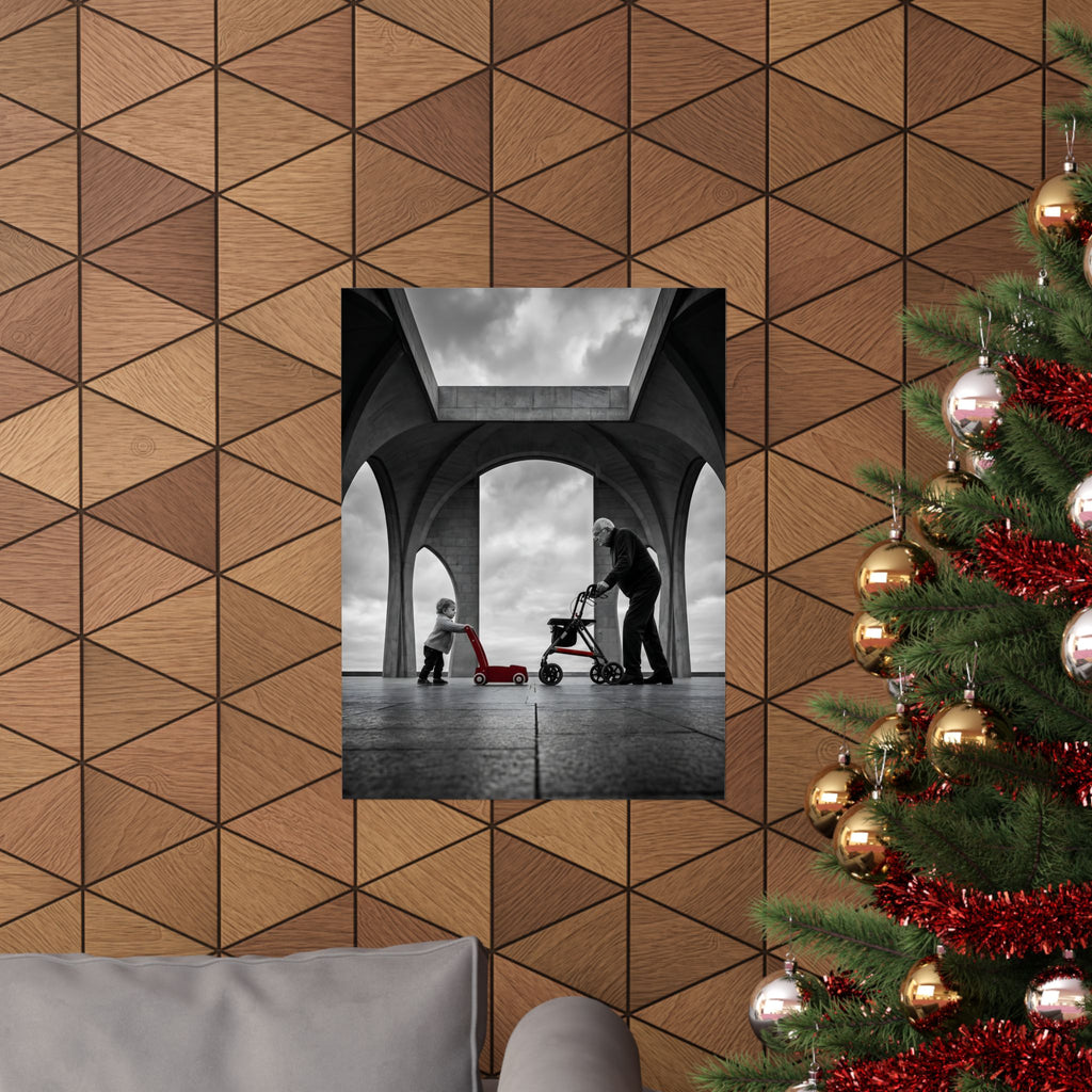 Between the Arches - Bedroom Wall Art | Matte Poster