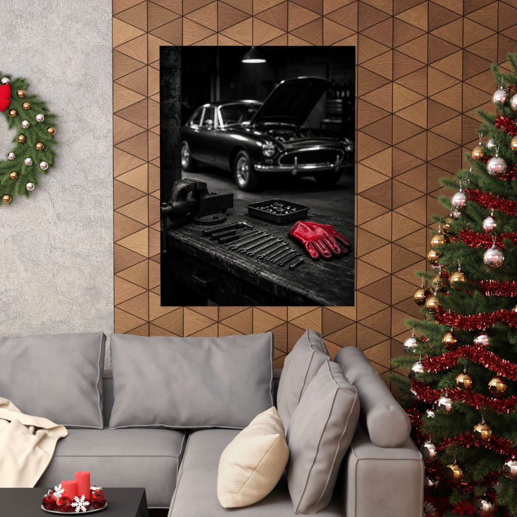 Built, Not Bought - Garage Wall Art | Matte Poster