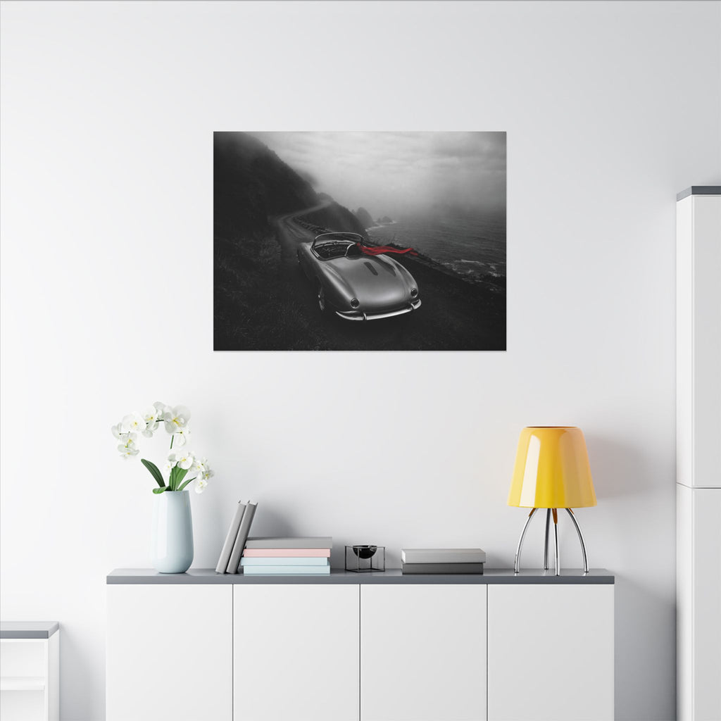 Coastal Roadster - Classic Car Wall Art | Canvas (Landscape)