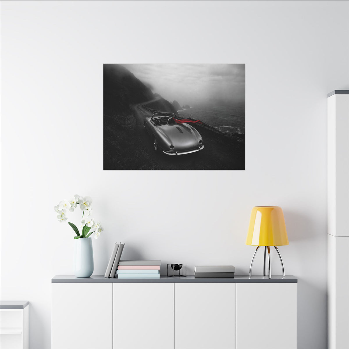 Coastal Roadster - Classic Car Wall Art | Canvas (Landscape)