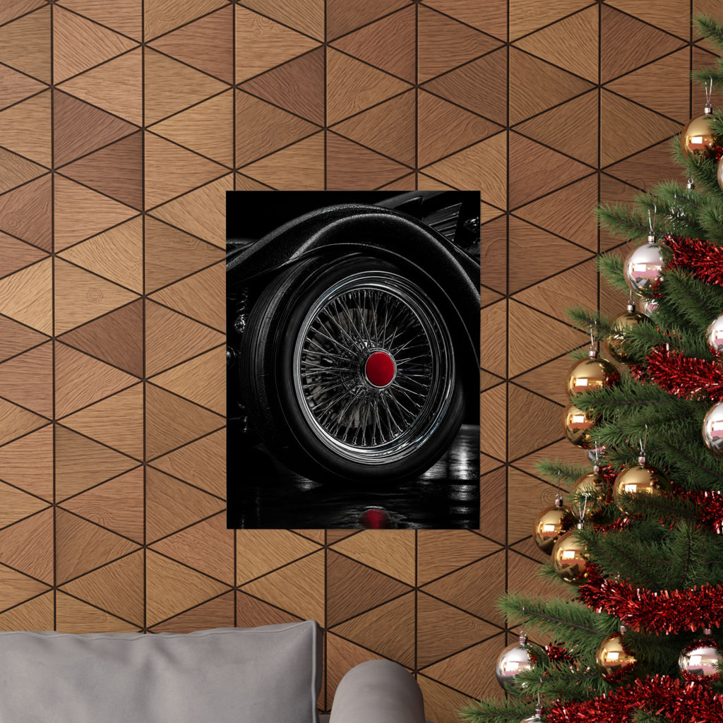 Spoke and Steel - Classic Car Wall Art | Matte Poster