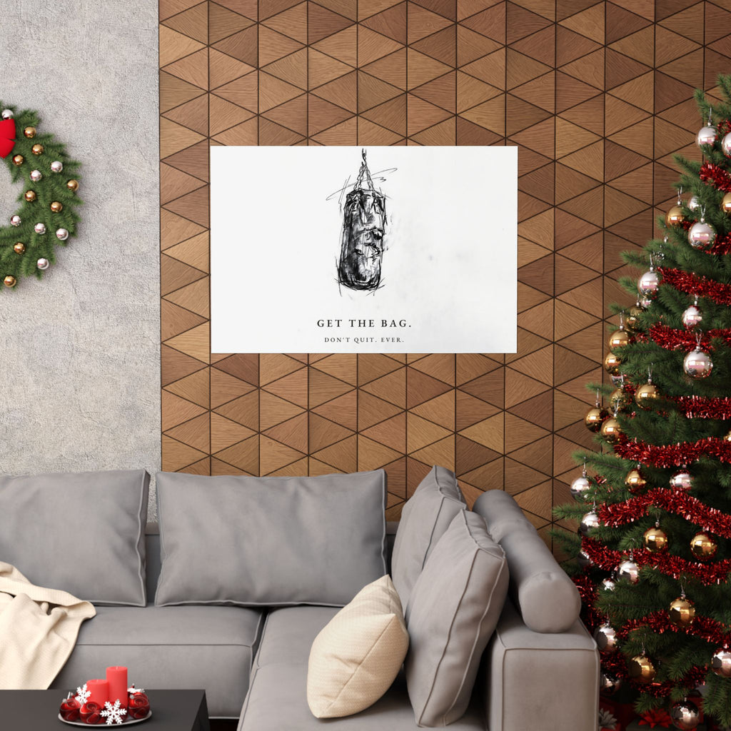 Get the Bag - Boxing Wall Art | Matte Poster (Landscape)