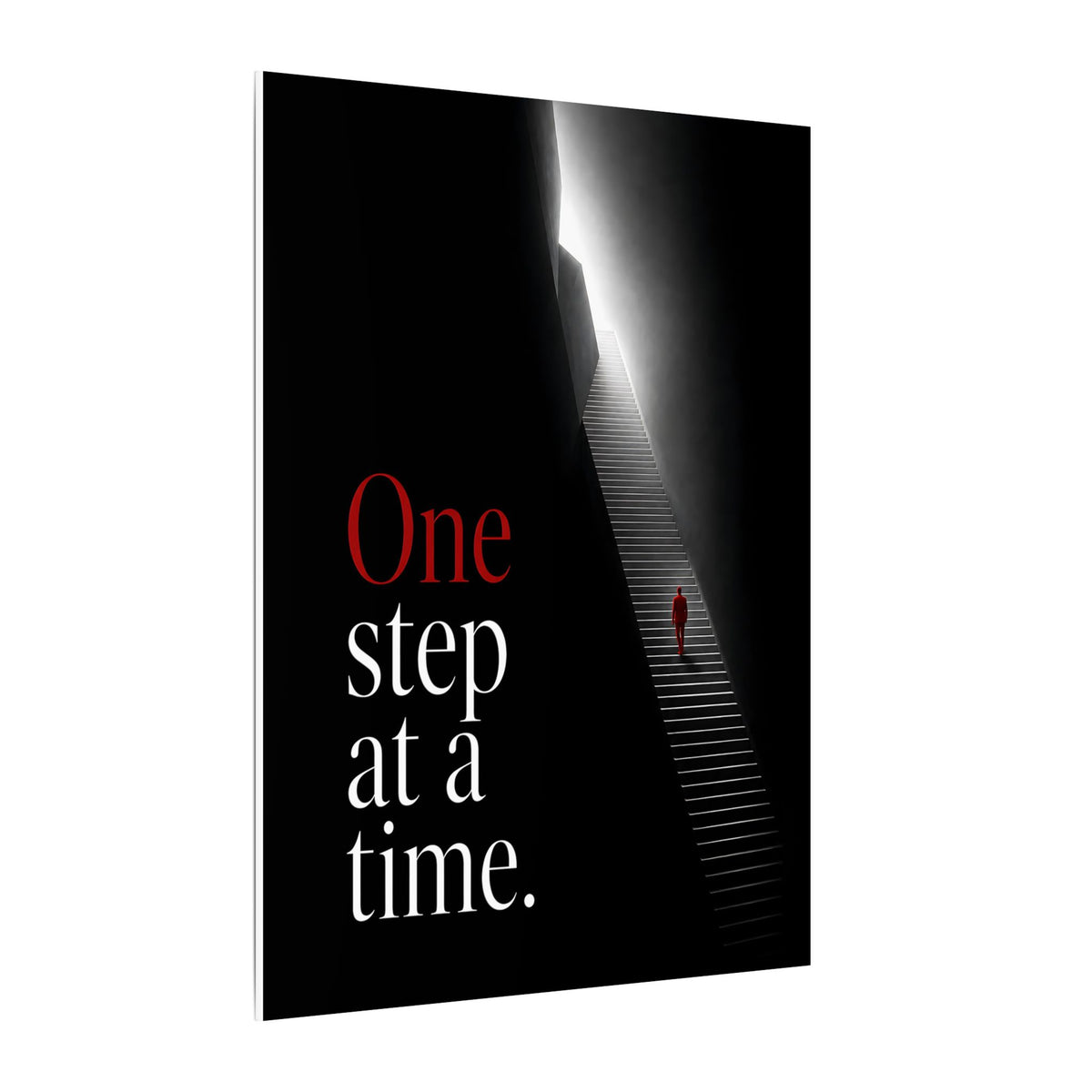 One Step at a Time - Office Wall Art | Canvas