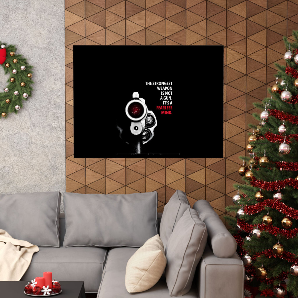 A Fearless Mind - Mindset Wall Art | Matte Poster (Landscape)