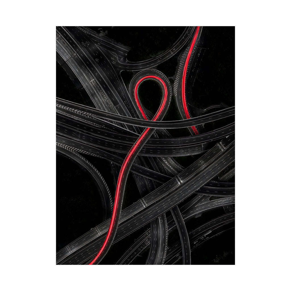 The Route - Car Wall Art | Matte Poster