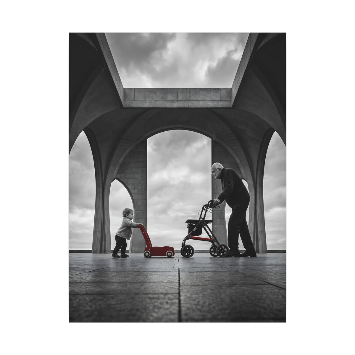 Between the Arches - Bedroom Wall Art | Canvas