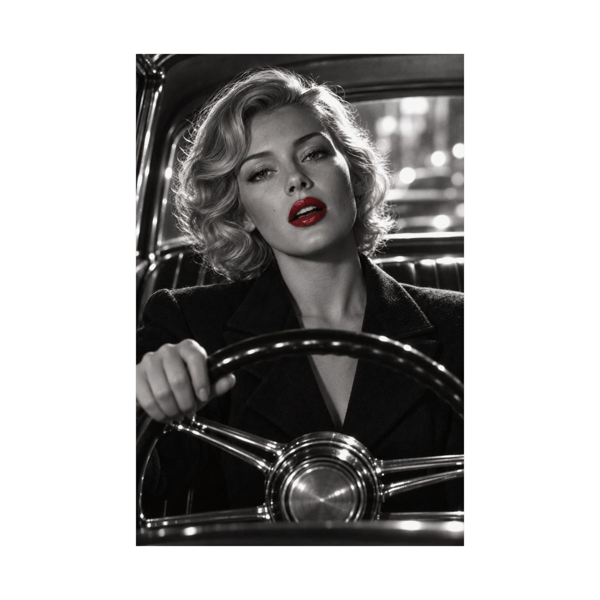 Night Drive - Bedroom Wall Art | Matte Poster