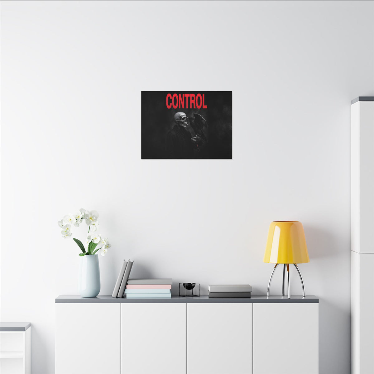 Control - Gothic Raven Artwork | Canvas (Landscape)