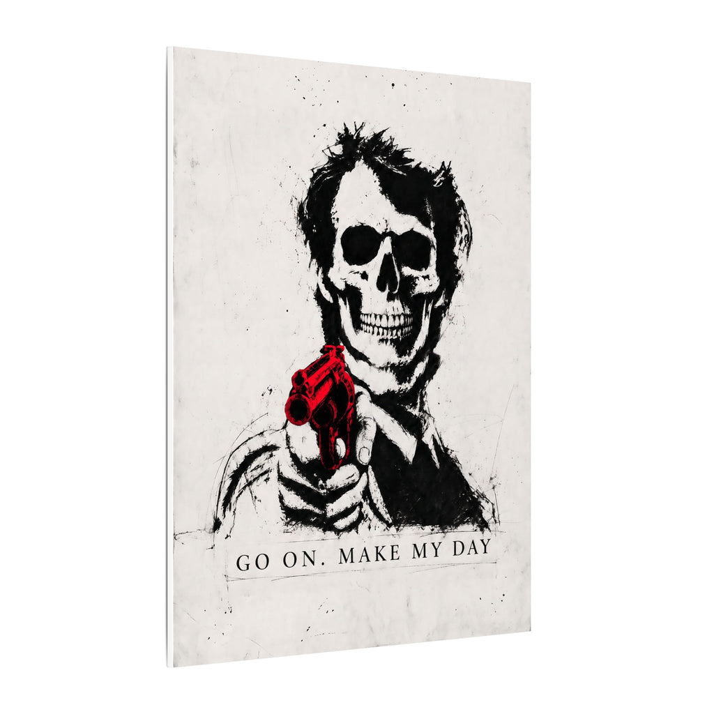 Make My Day - Dark Noir Sketch Art | Canvas