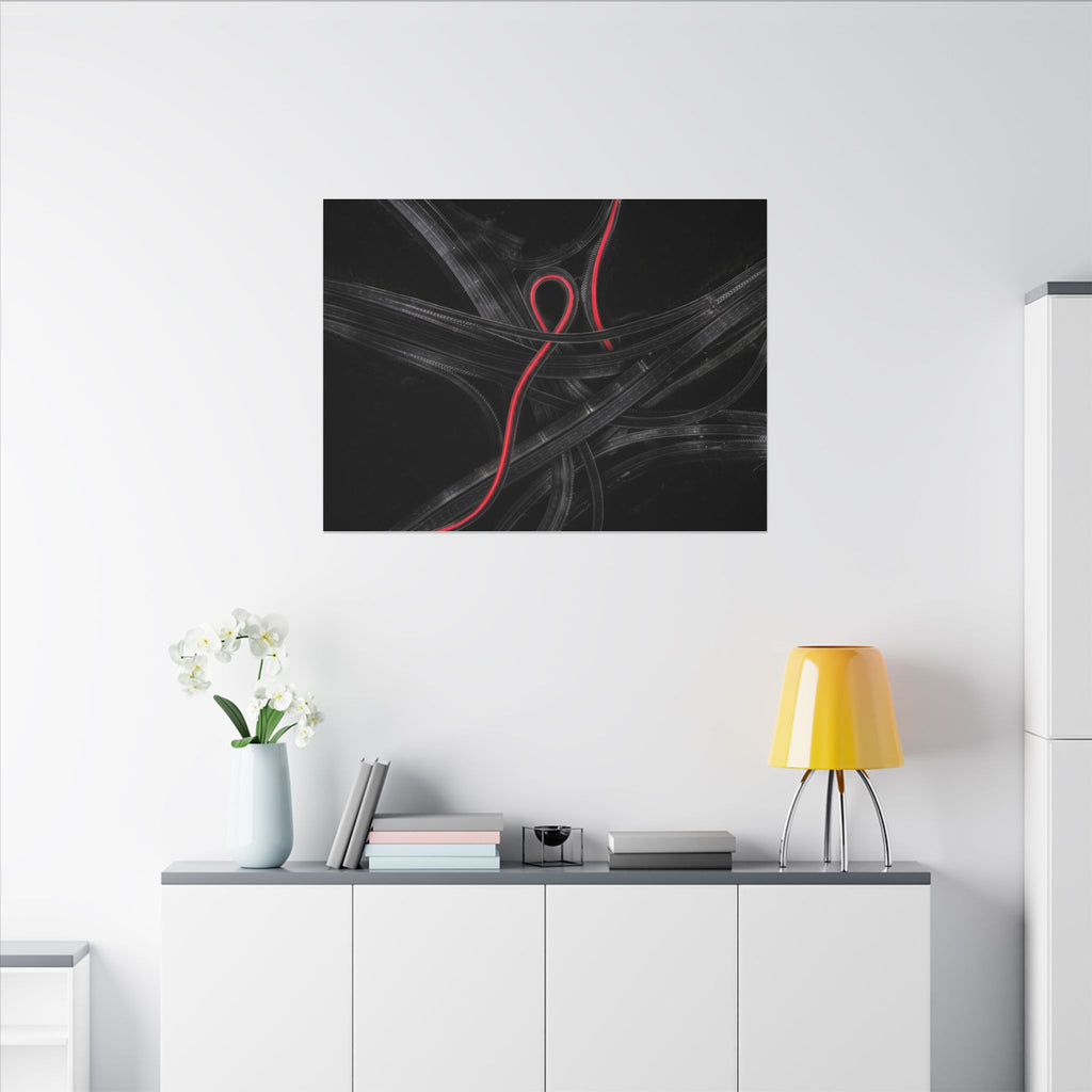 The Route - Car Wall Art | Canvas (Landscape)