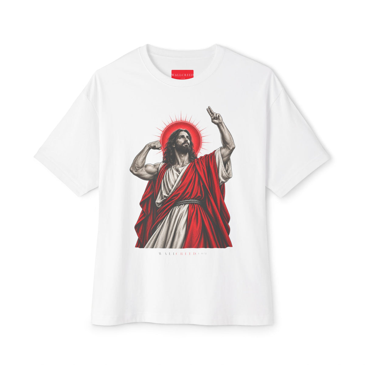 Faith and Iron | Heavyweight Tee (Front + Back)