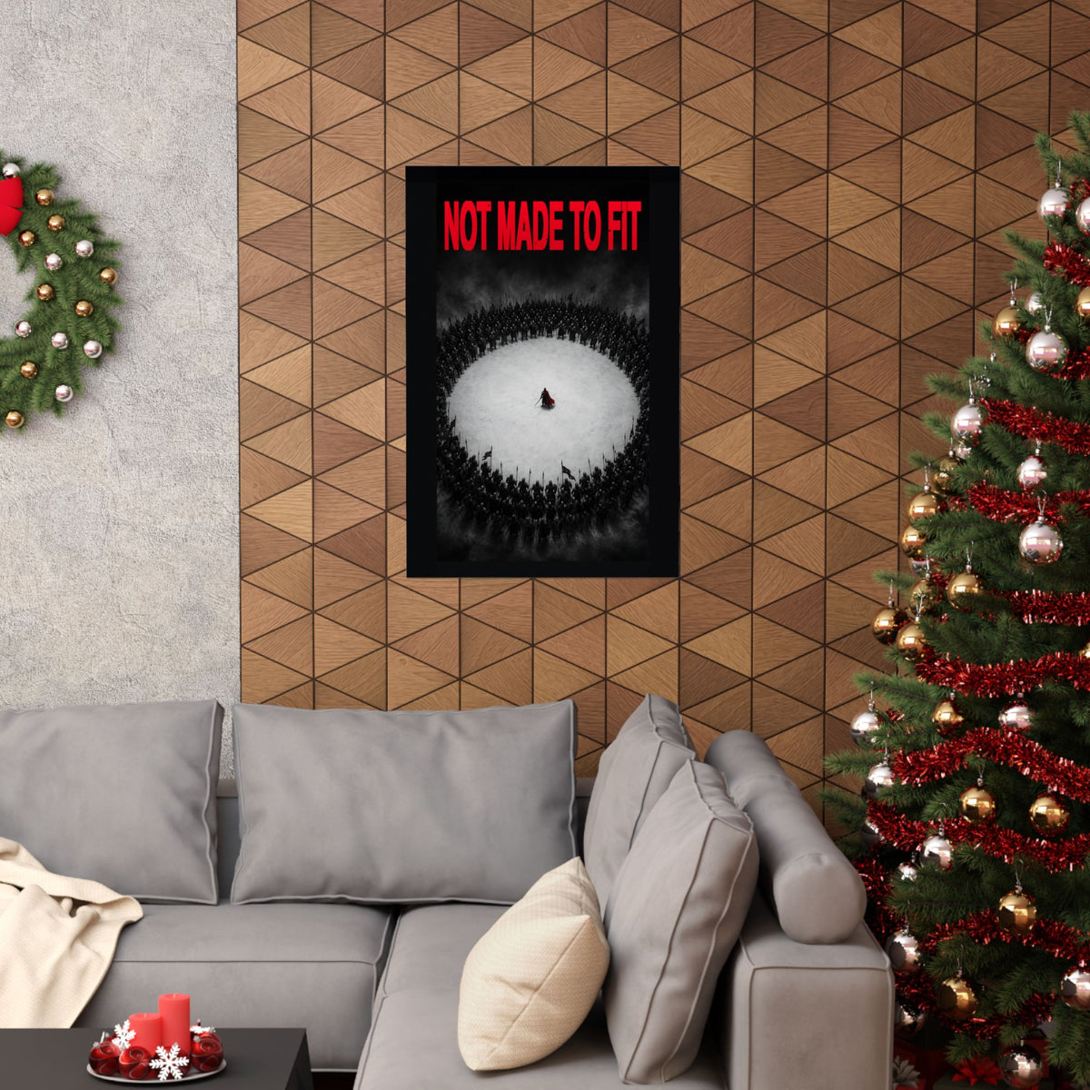 Not Made to Fit - Motivational Wall Art | Matte Poster