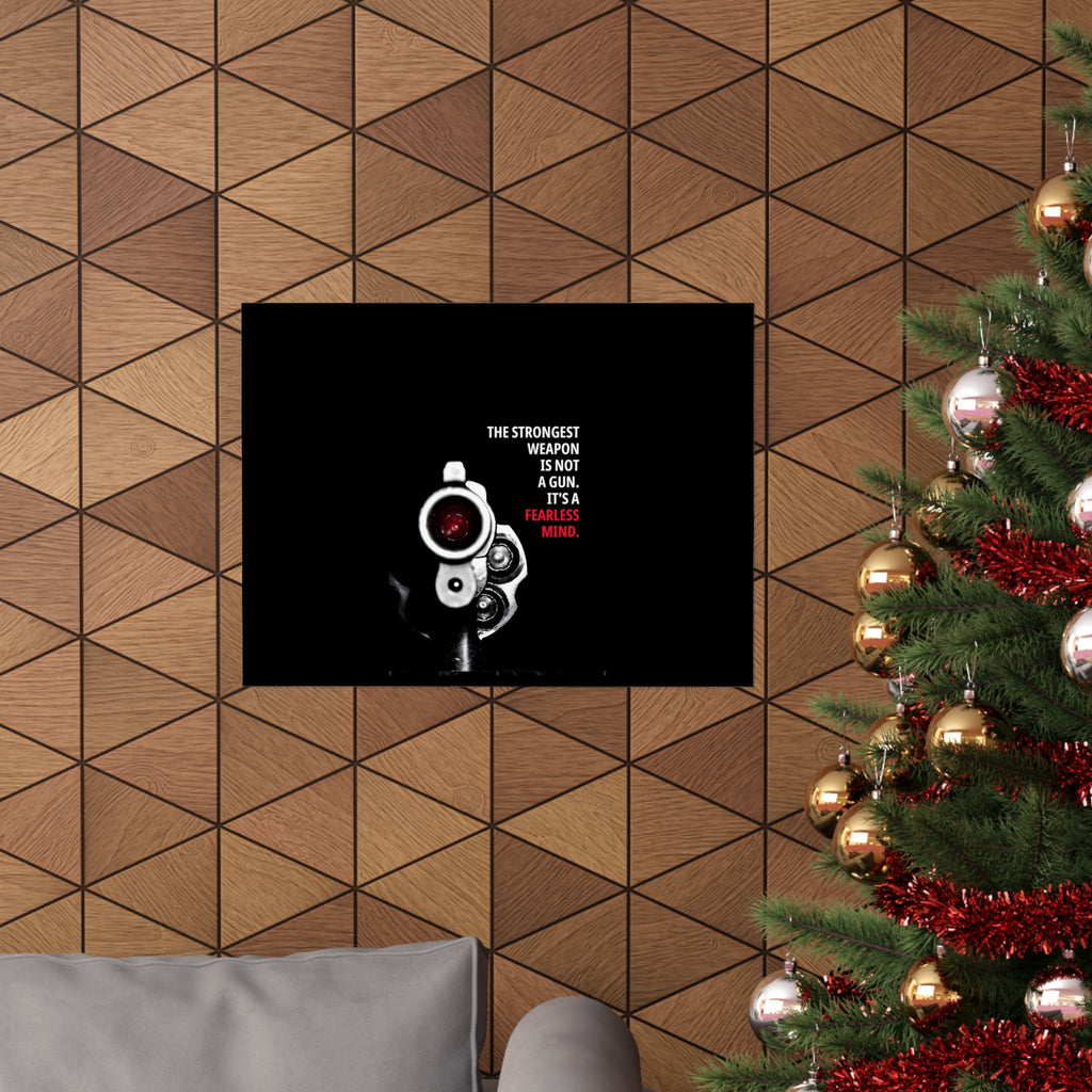 A Fearless Mind - Mindset Wall Art | Matte Poster (Landscape)