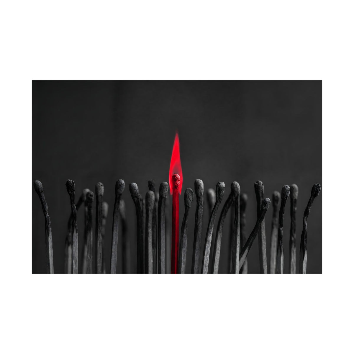 The One Still Burning - Office Wall Art For Men | Matte Poster (Landscape)