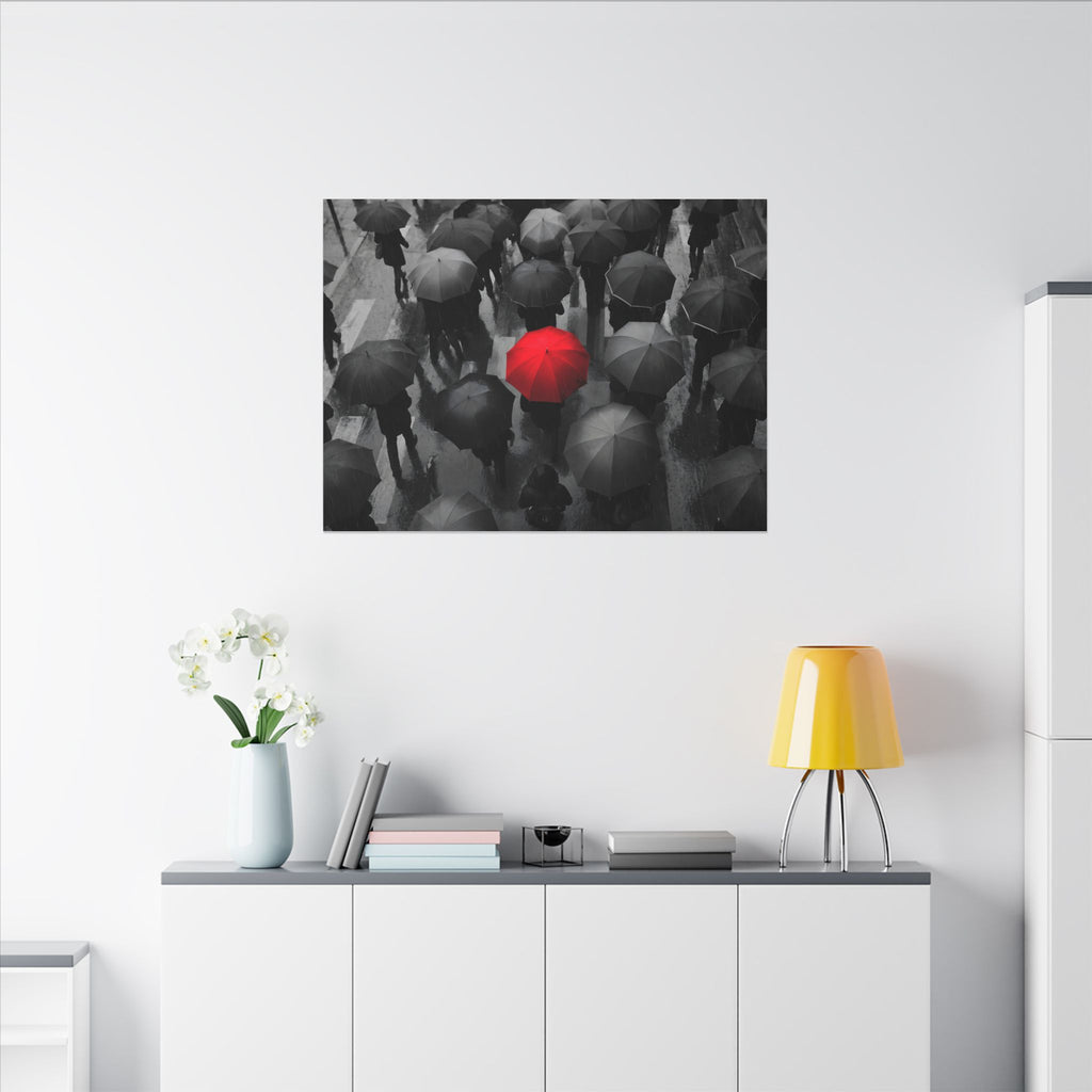 One in the Crowd - Office Wall Art | Canvas (Landscape)
