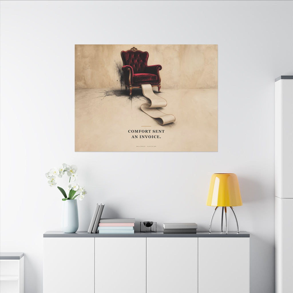 Comfort Sent an Invoice - Funny Wall Art | Canvas (Landscape)