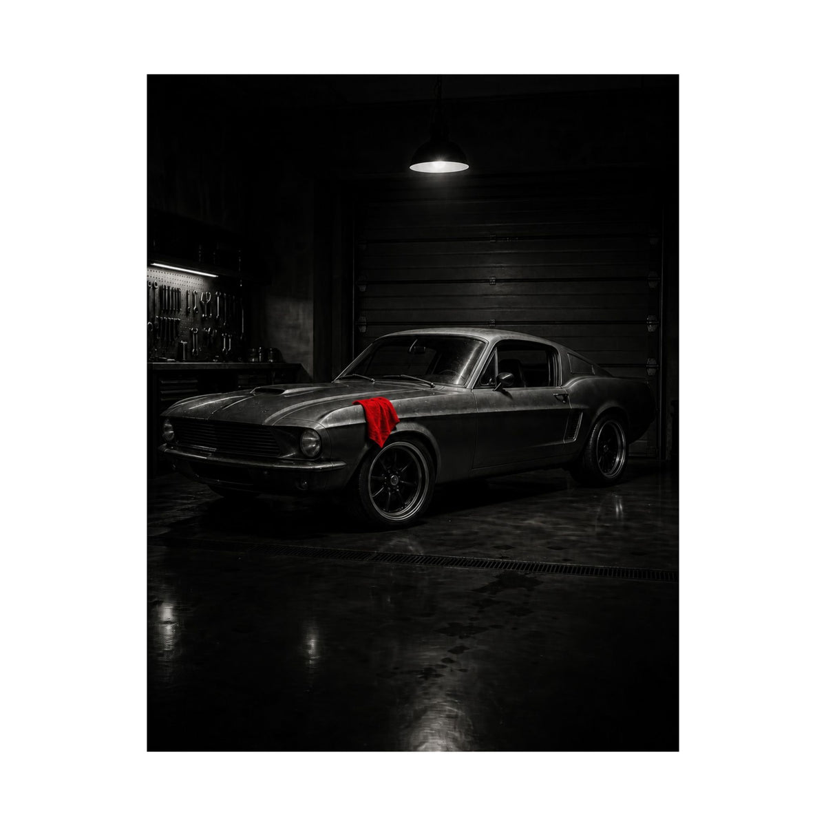Private Sanctuary - Garage Wall Art | Matte Poster