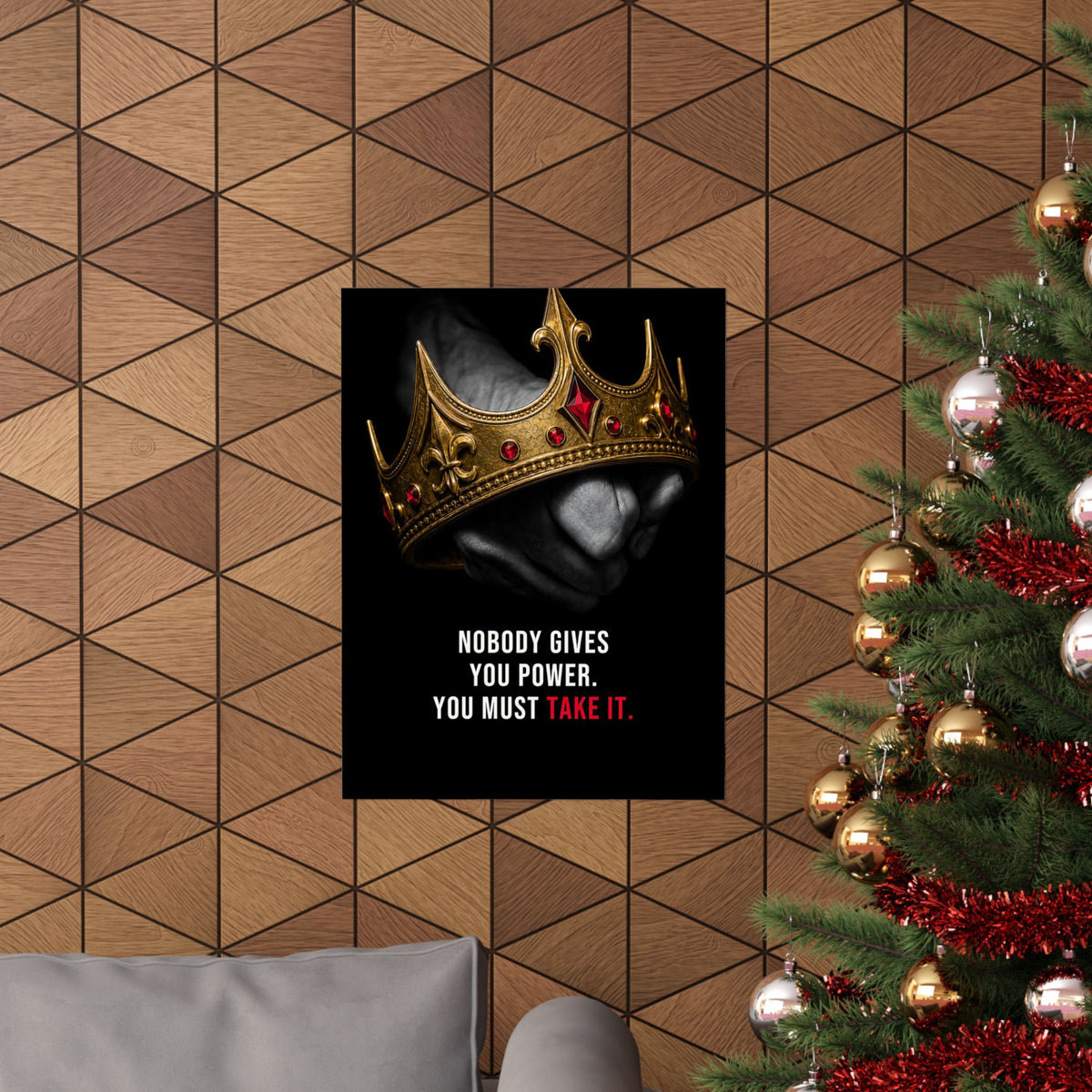 Take the Crown - King Wall Art | Matte Poster