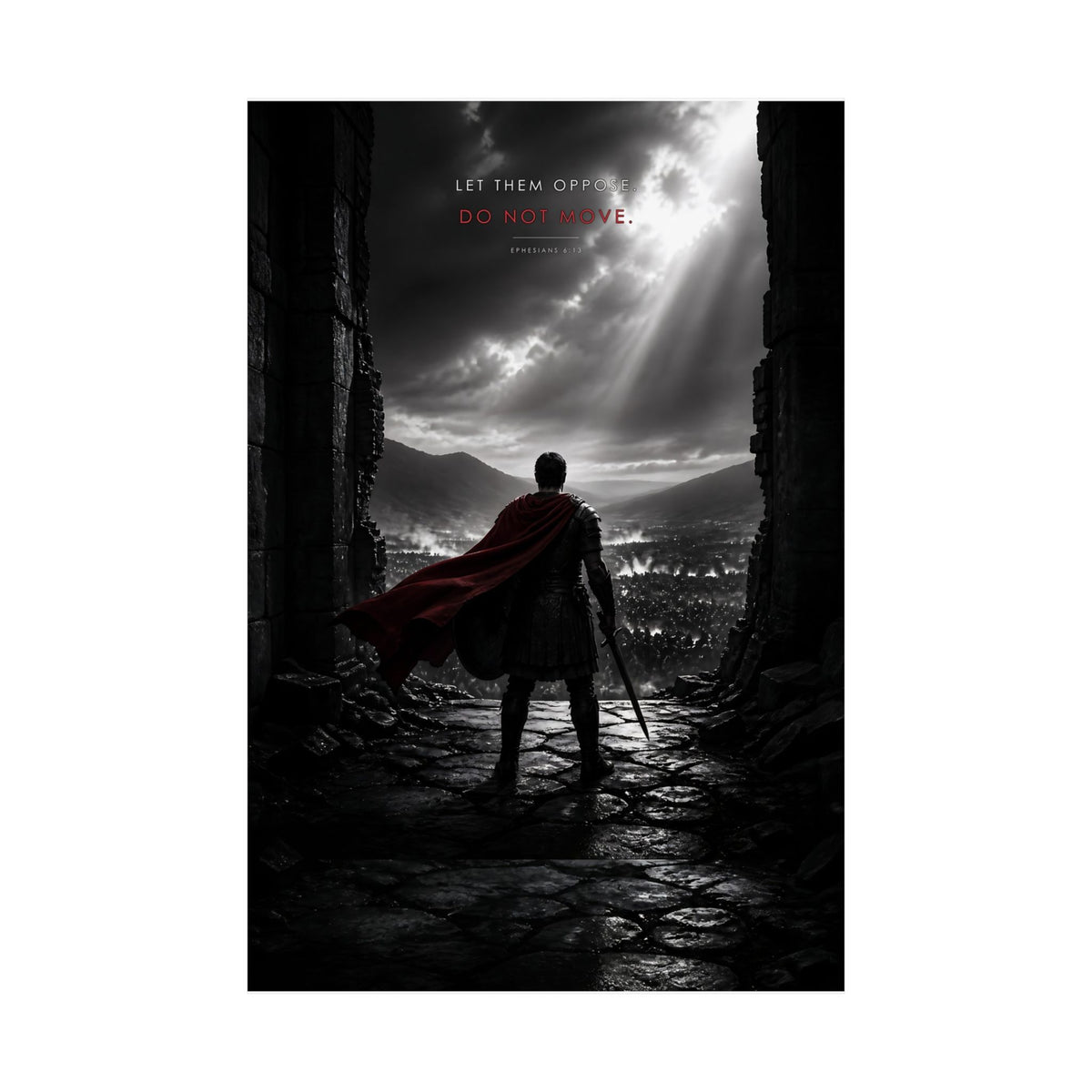 Stand Firm - Armor of God Wall Art | Matte Poster