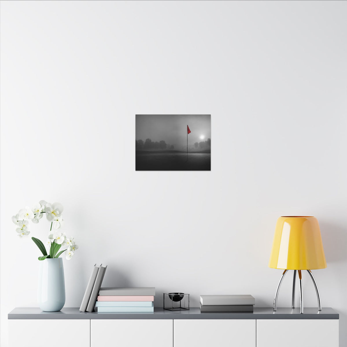 Flag on the Green - Wall Art For Executive Offices | Canvas (Landscape)