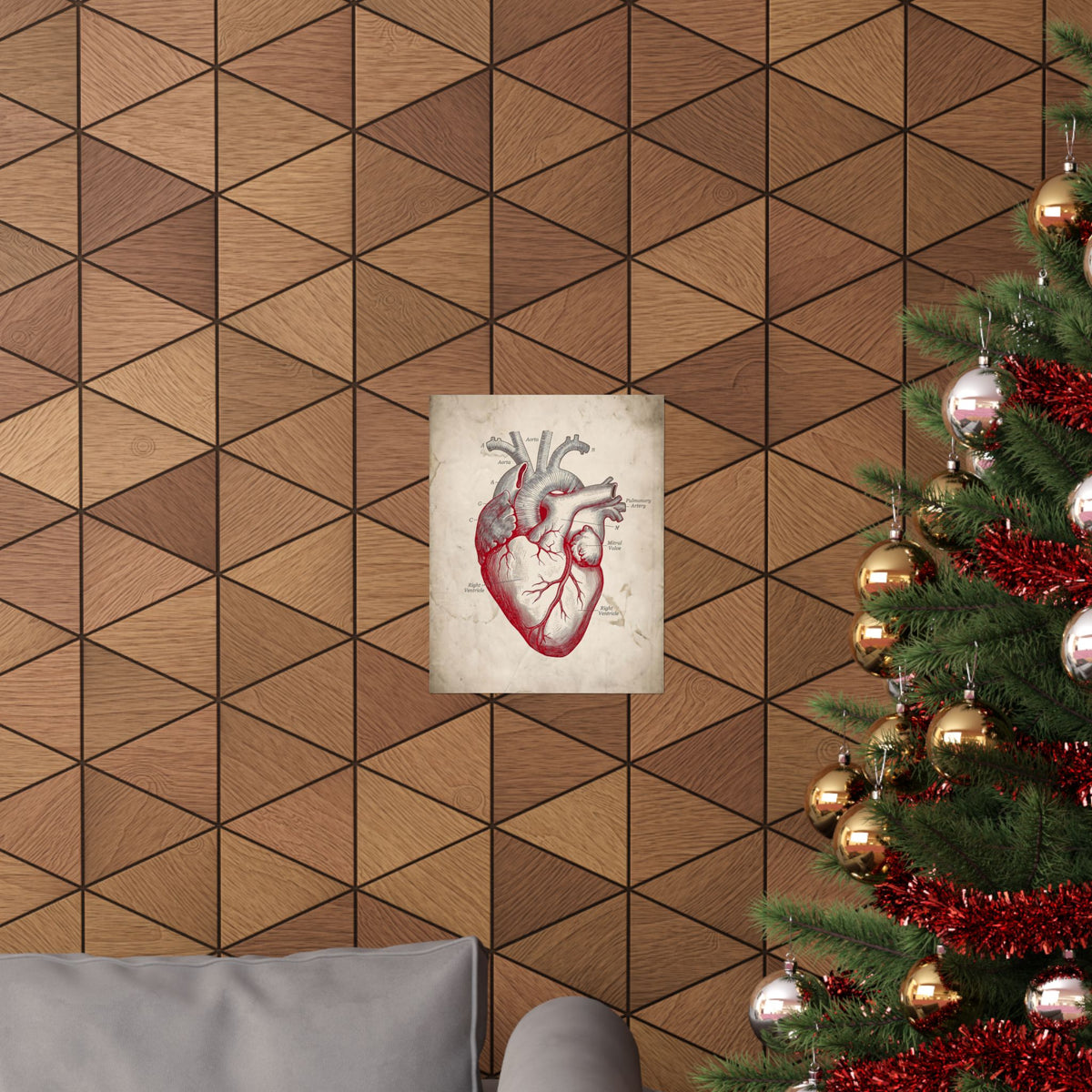 The Anatomical Heart - Wall Art For Doctor Office | Matte Poster