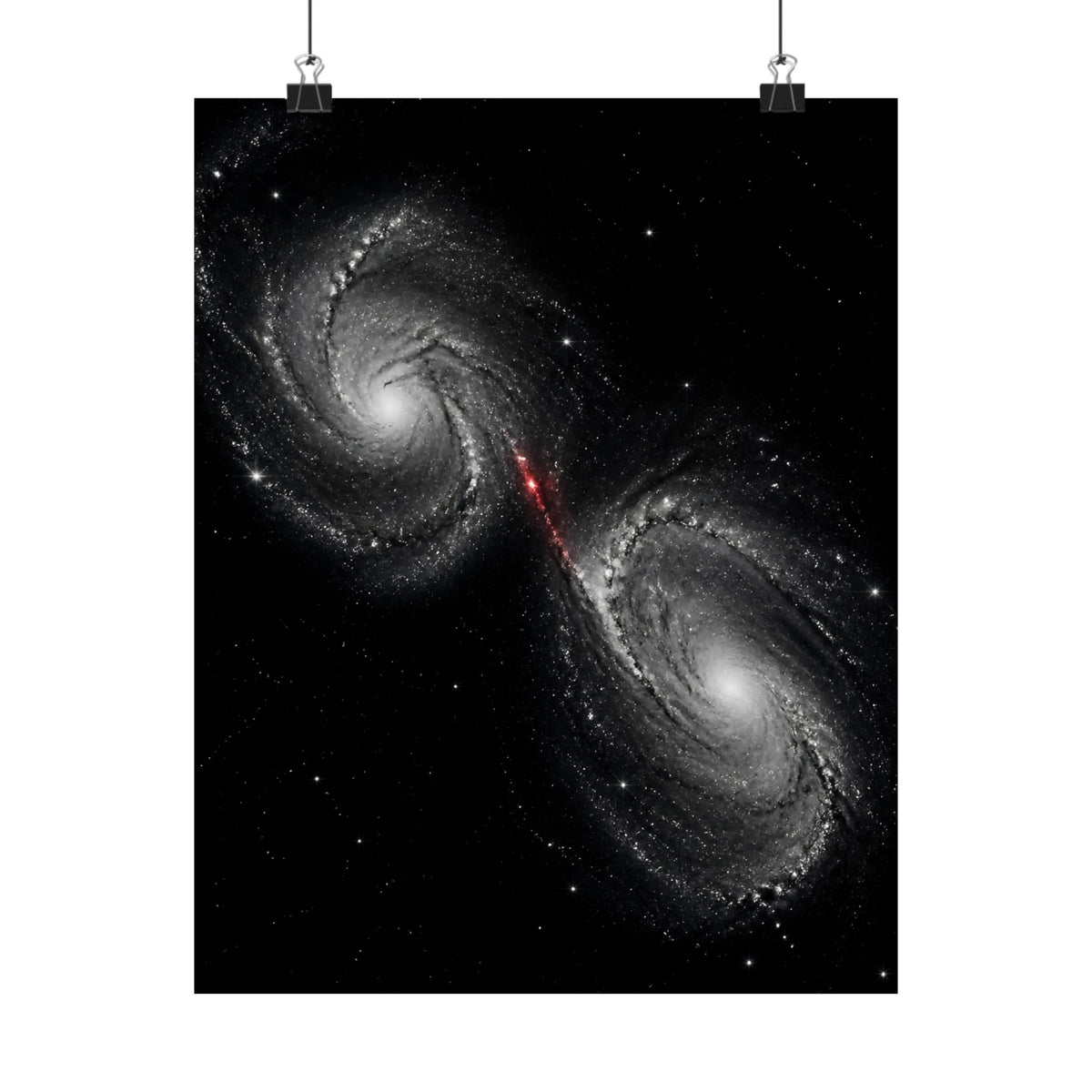 Collision Course - Space Wall Art | Matte Poster