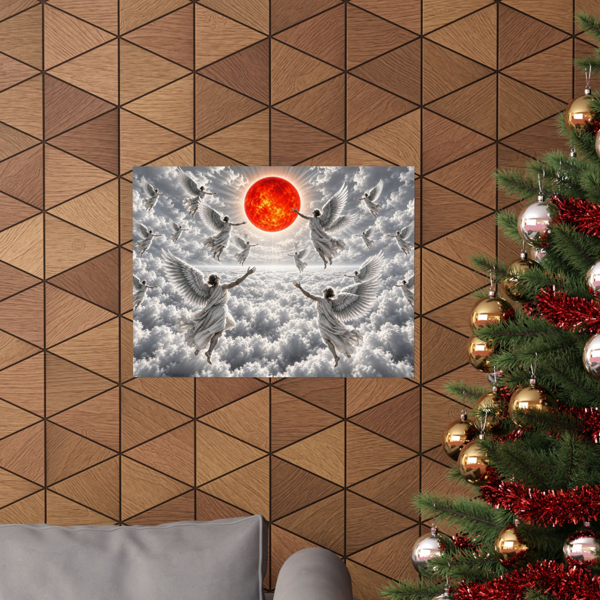Angels - Christian Wall Art | Matte Poster (Landscape)