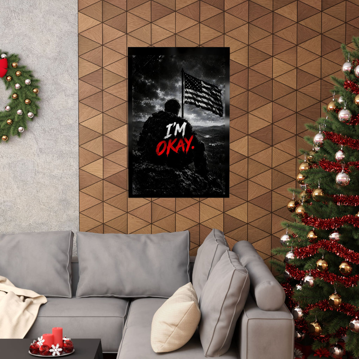 I'm Okay - Man Cave Wall Art | Matte Poster
