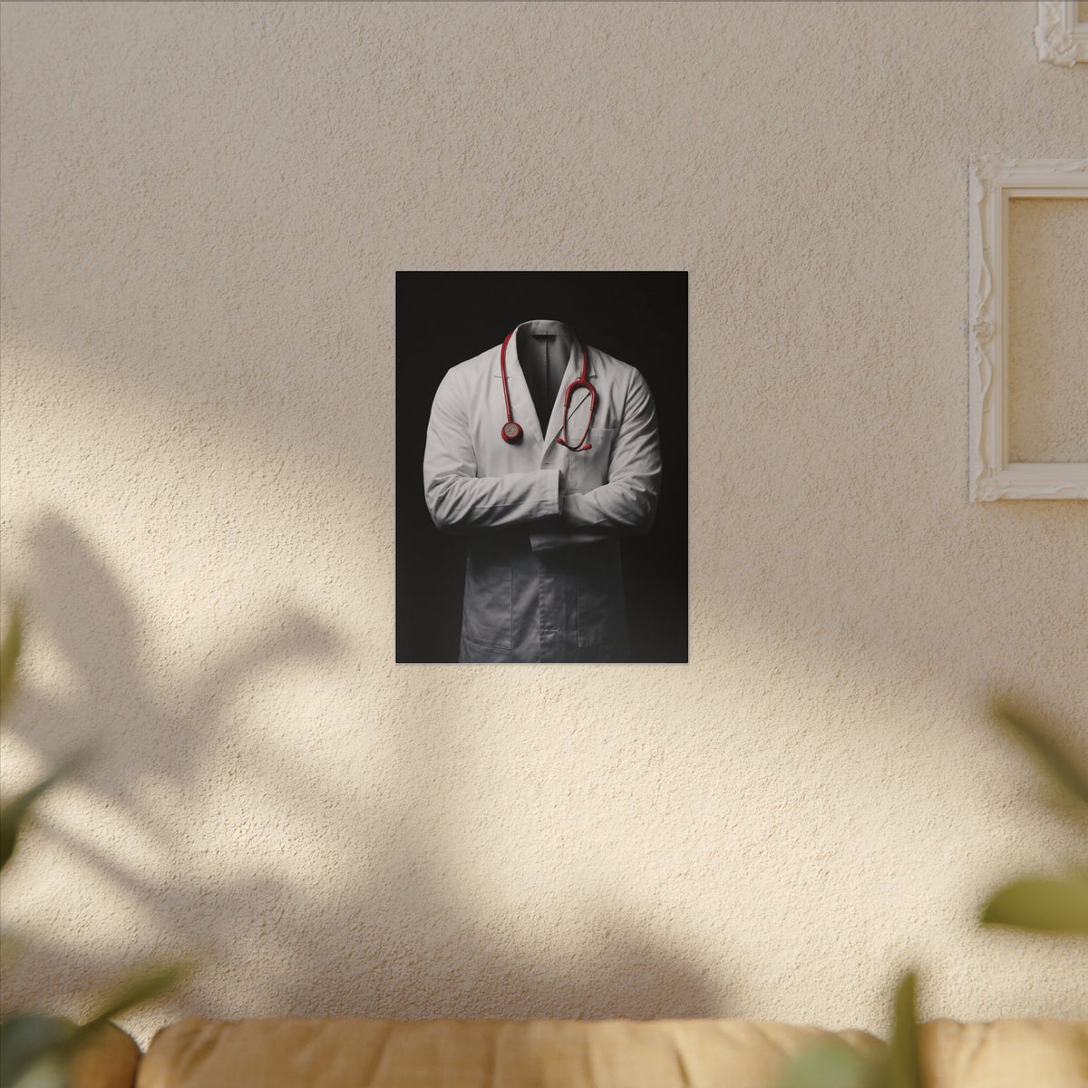 The White Coat - Doctor's Office Wall Art | Canvas