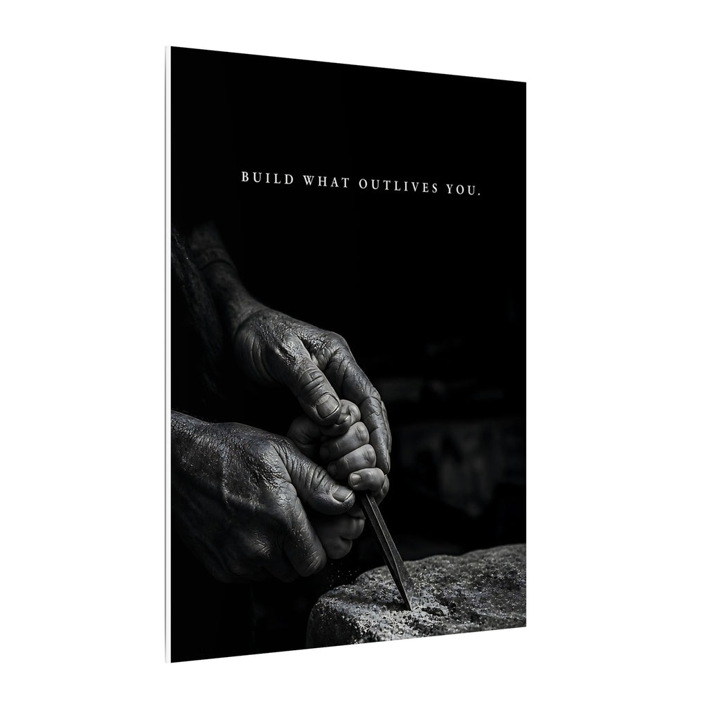 Build What Outlives You - Motivational Posters | Canvas