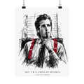 Child of Divorce Sketch - Dark Office Wall Art | Matte Poster