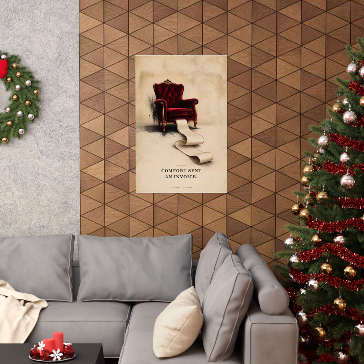 Comfort Sent an Invoice - Funny Wall Art | Matte Poster