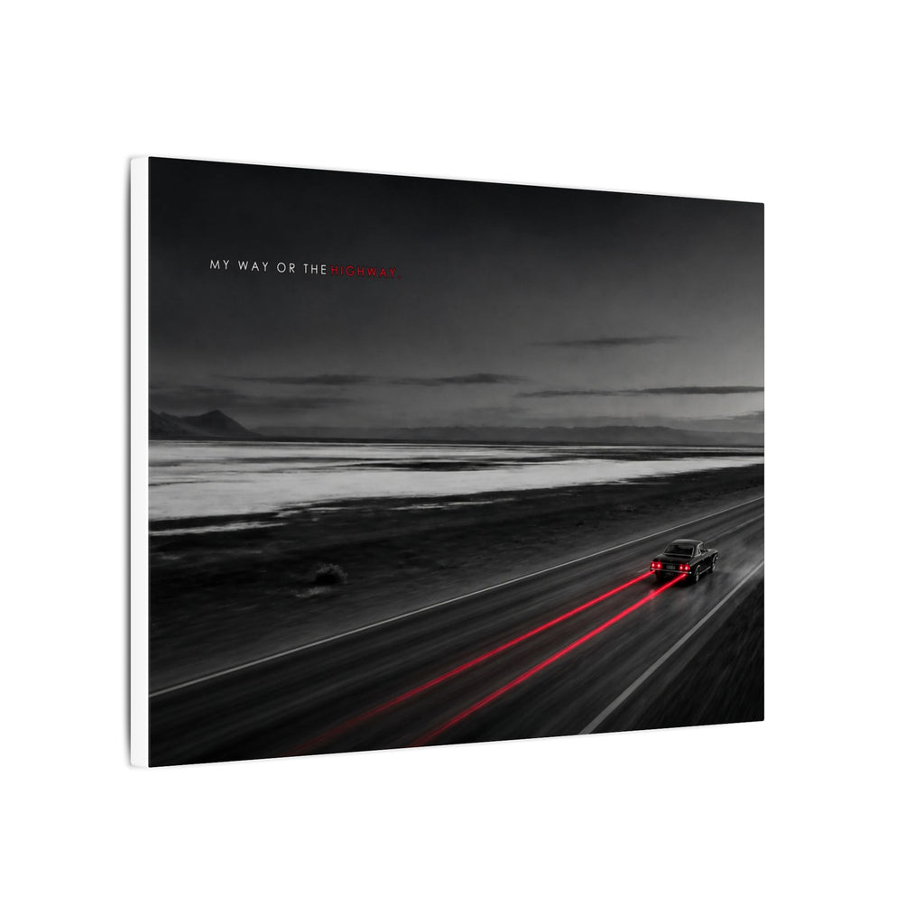 My Way or the Highway - Car Wall Art | Canvas (Landscape)
