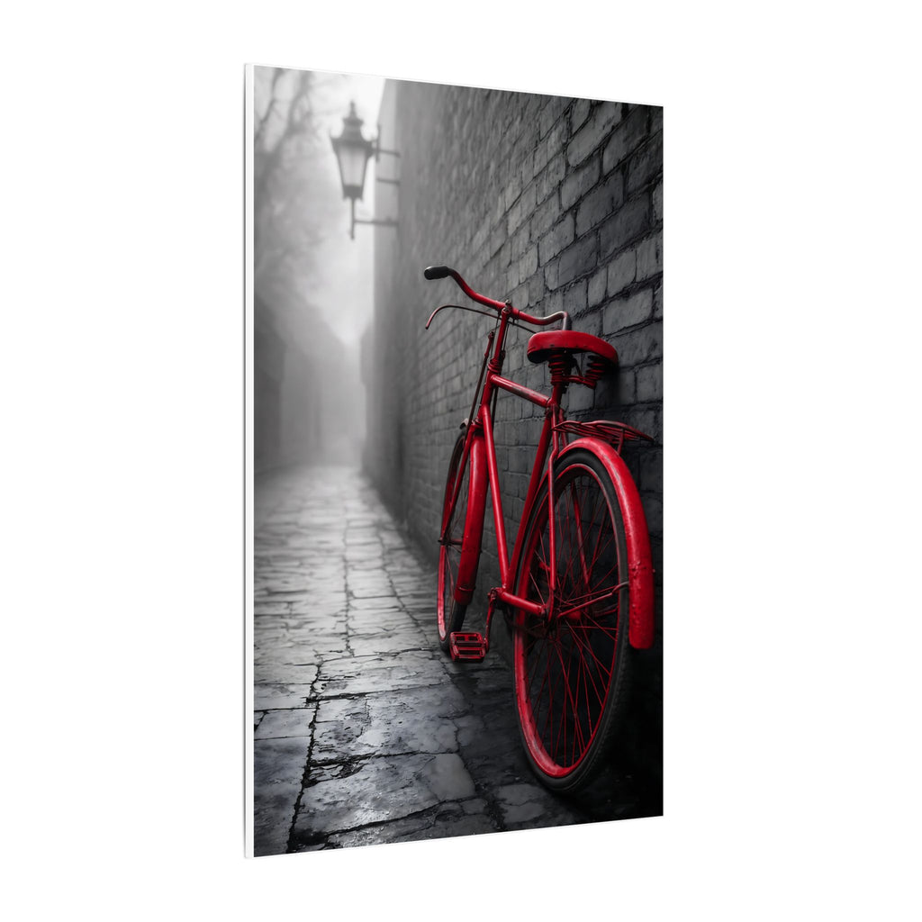 The Red Bicycle - Unique Office Wall Decor | Canvas