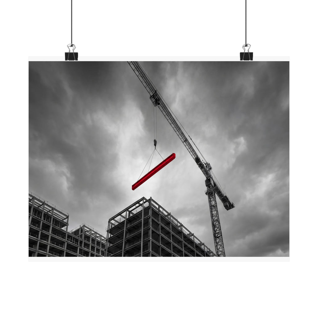 The Next Beam - Art For Business Office | Matte Poster (Landscape)