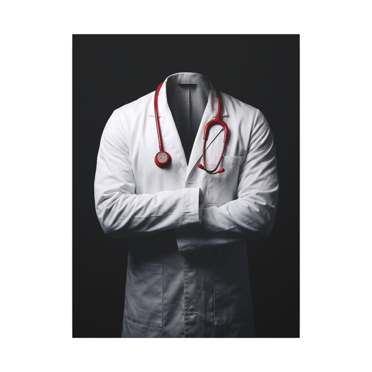 The White Coat - Doctor's Office Wall Art | Canvas