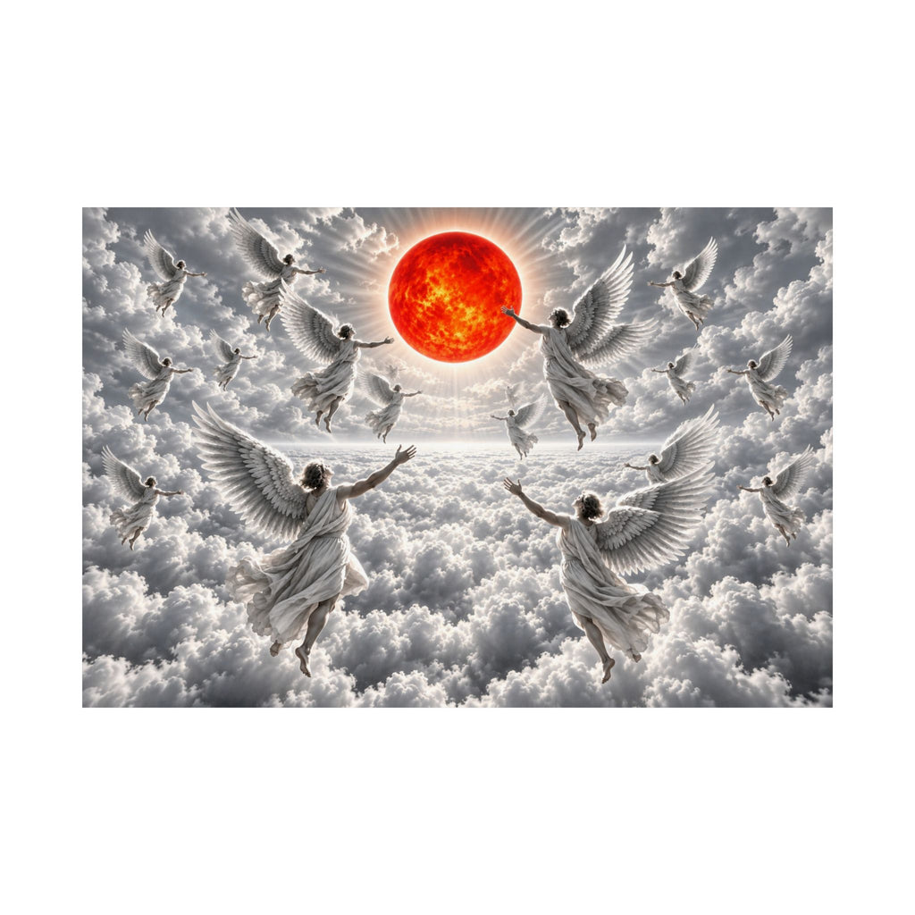 Angels - Christian Wall Art | Matte Poster (Landscape)