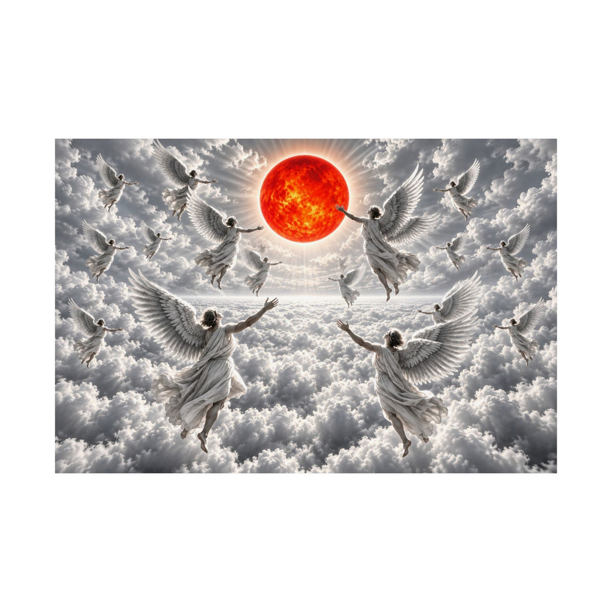 Angels - Christian Wall Art | Matte Poster (Landscape)
