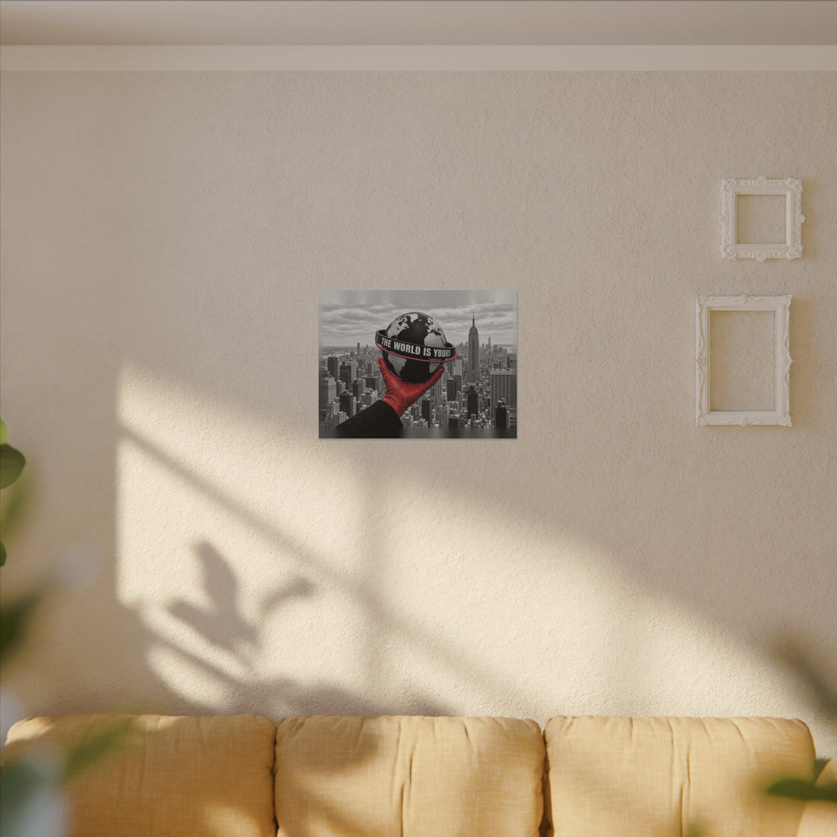 The World Is Yours - Money Wall Art | Canvas (Landscape)