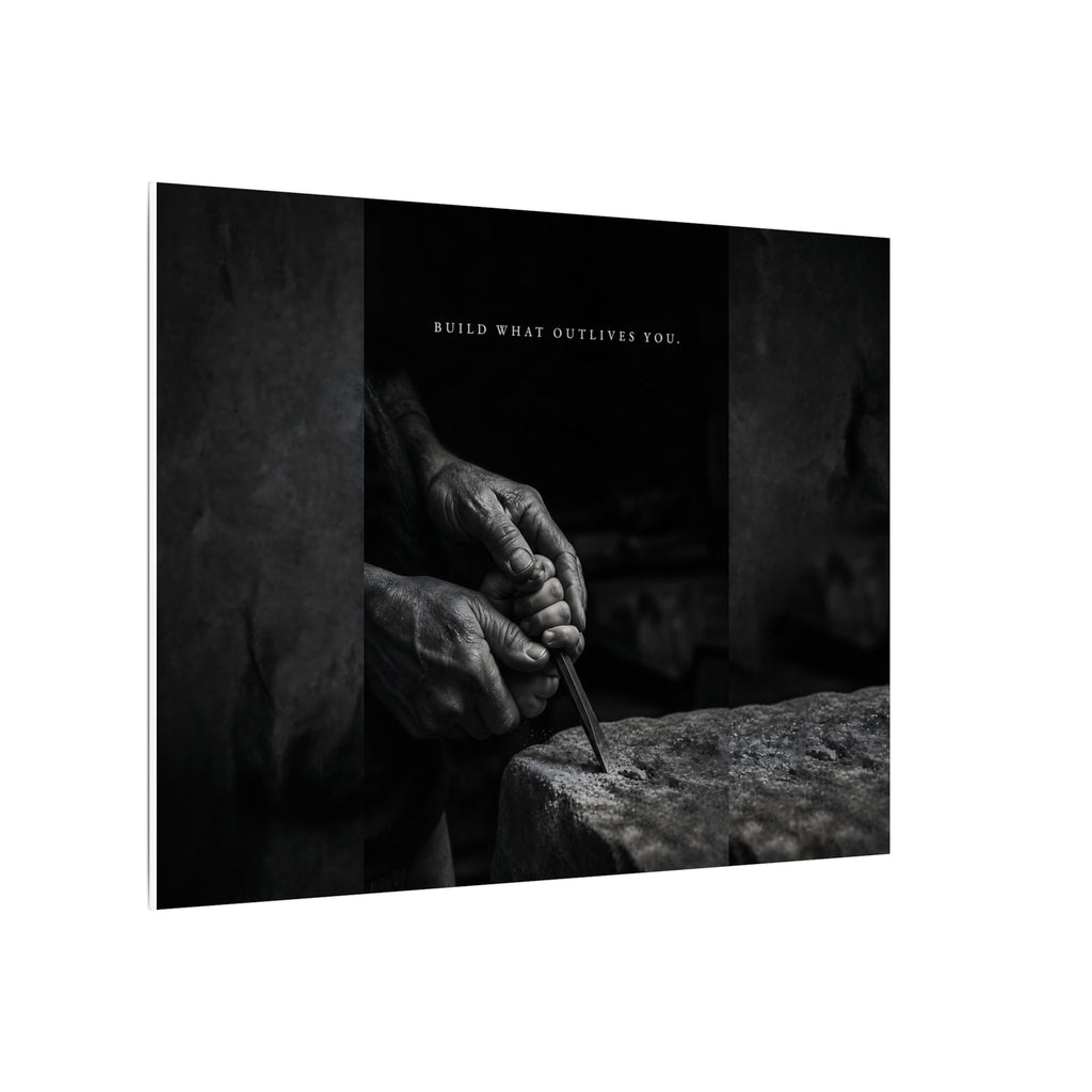 Build What Outlives You - Motivational Posters | Canvas (Landscape)