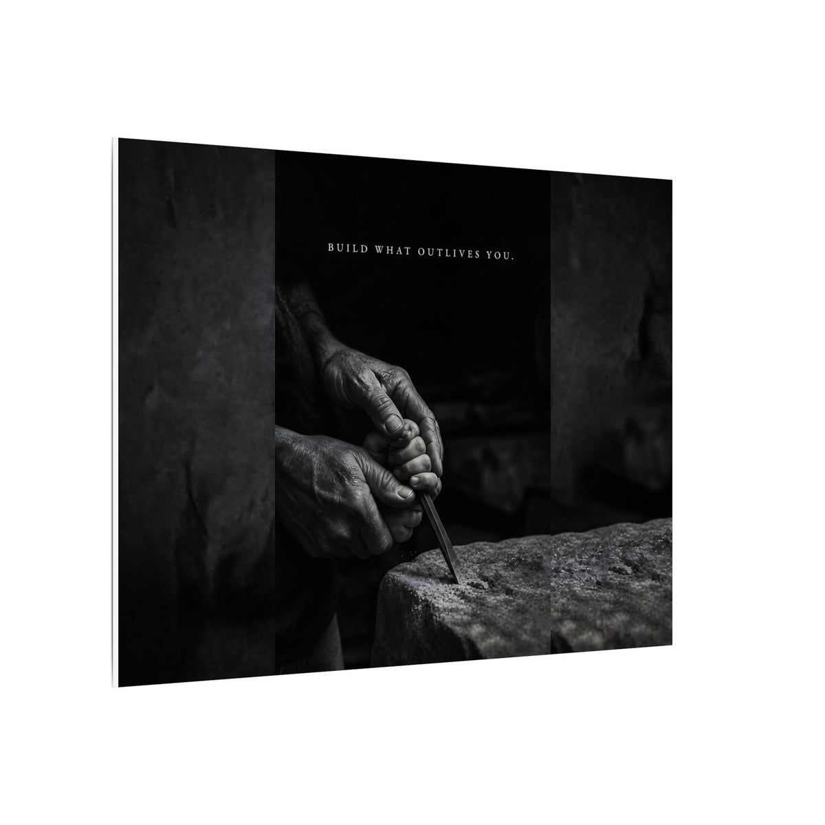 Build What Outlives You - Motivational Posters | Canvas (Landscape)
